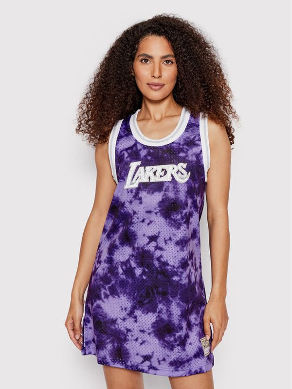 Mitchell & Ness Mitchell & Ness Haljina za svaki dan TDRSLF19018 Ljubičasta Regular Fit
