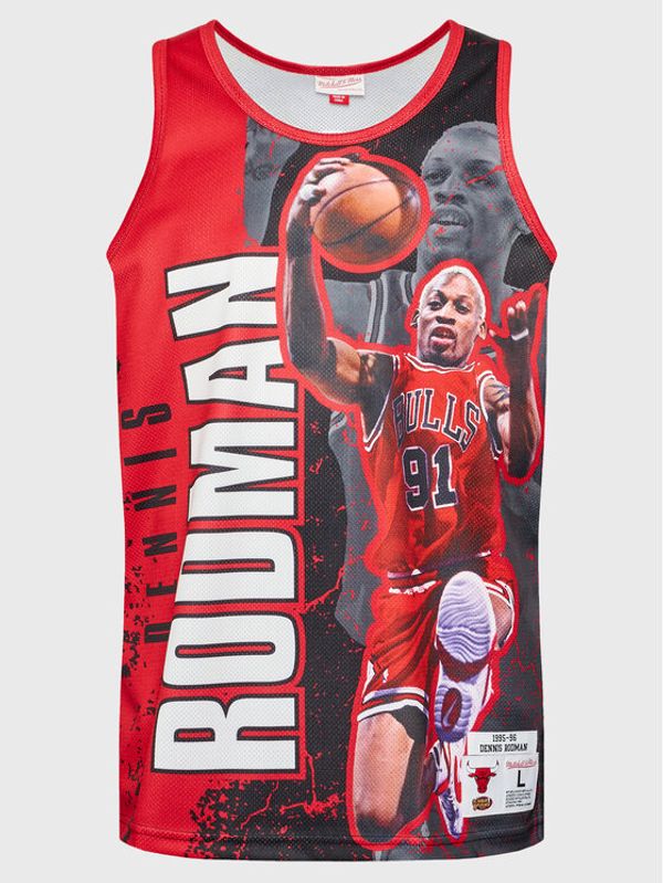 Mitchell & Ness Mitchell & Ness Tank top TNMK501 Crna Regular Fit