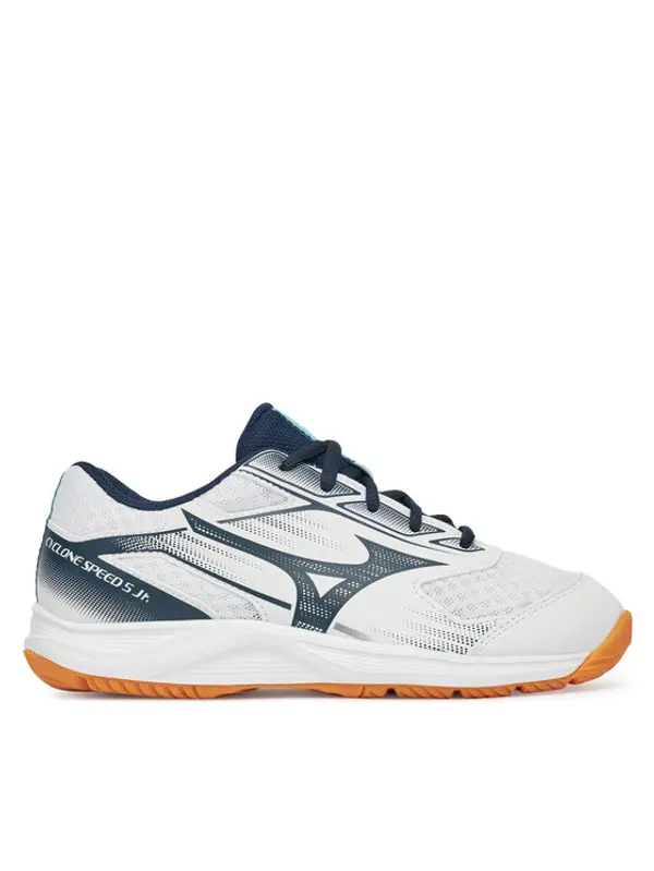 Mizuno Mizuno Tenisice za dvoranski nogomet Cyclone Speed 5 JR V1GD251157 Bijela