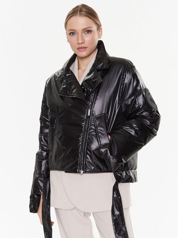 MMC Studio MMC Studio Pernata jakna Biker Crna Relaxed Fit