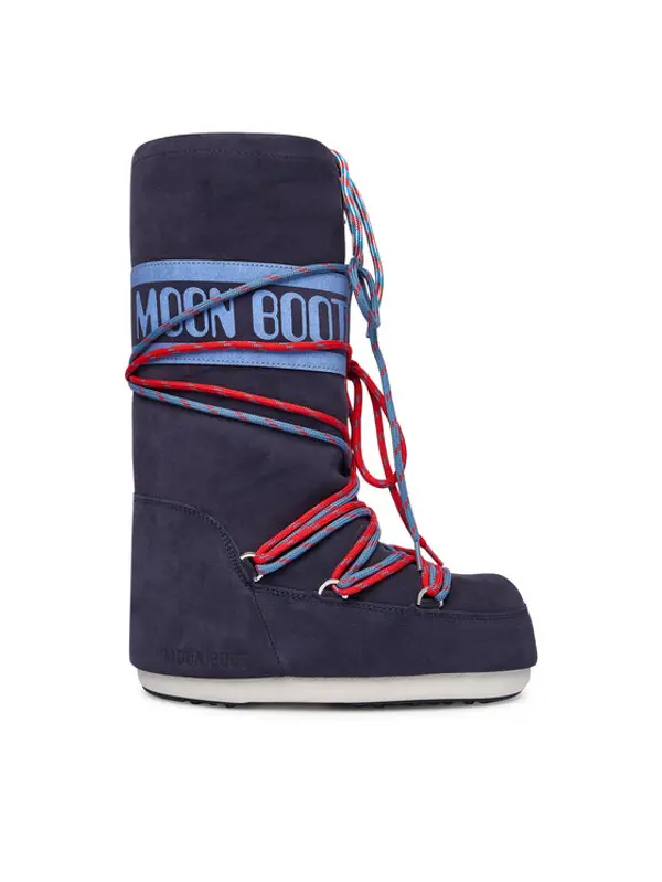 moon boot Moon Boot Čizme za snijeg Mb Icon Suede Laces 80D1403050 Tamnoplava