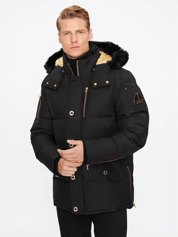 Moose Knuckles Moose Knuckles Pernata jakna Gold 3Q Jacket Sharling M32MJ128GS Crna Regular Fit