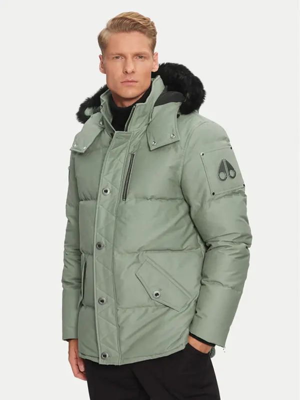 Moose Knuckles Moose Knuckles Pernata jakna Original 3Q Neoshear M32MJ128SX Zelena Slim Fit