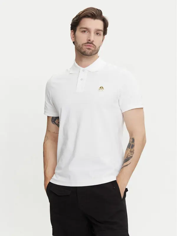 Moose Knuckles Moose Knuckles Polo Everett M34MT712G Bijela Regular Fit