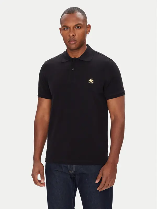 Moose Knuckles Moose Knuckles Polo Everett M34MT712G Crna Regular Fit