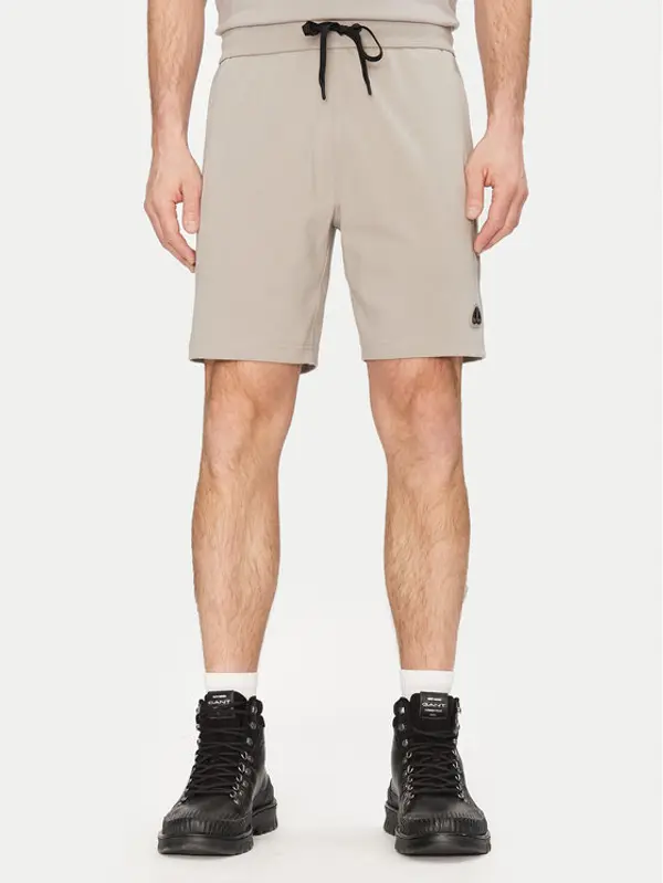 Moose Knuckles Moose Knuckles Sportske kratke hlače Dalon M15MR807 Siva Regular Fit