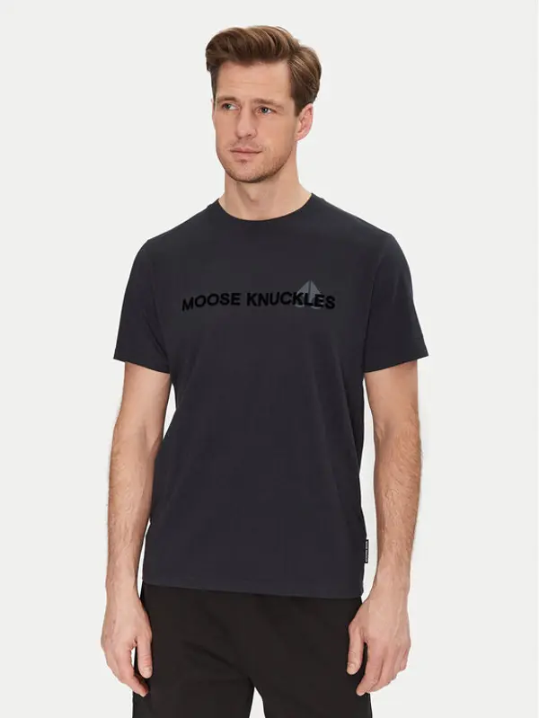 Moose Knuckles Moose Knuckles T-shirt Conway M15MT760 Tamnoplava Regular Fit