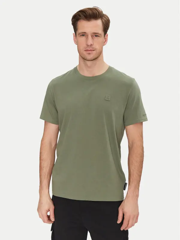 Moose Knuckles Moose Knuckles T-shirt Duluth M15MT759 Zelena Regular Fit