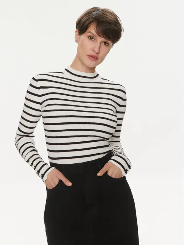 Morgan Morgan Džemper 241-MAG Bijela Slim Fit