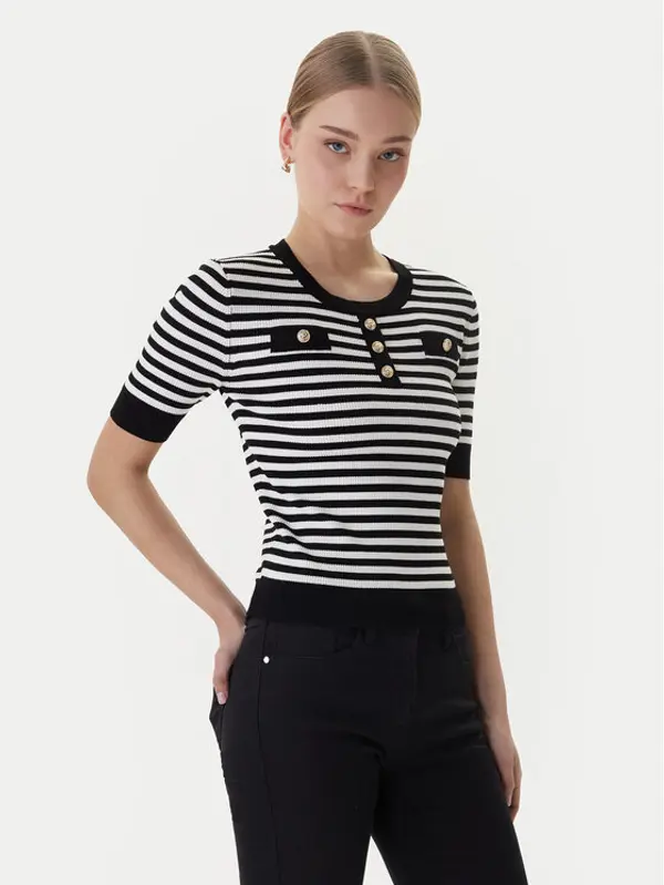 Morgan Morgan Džemper 261-MATTEA Crna Slim Fit