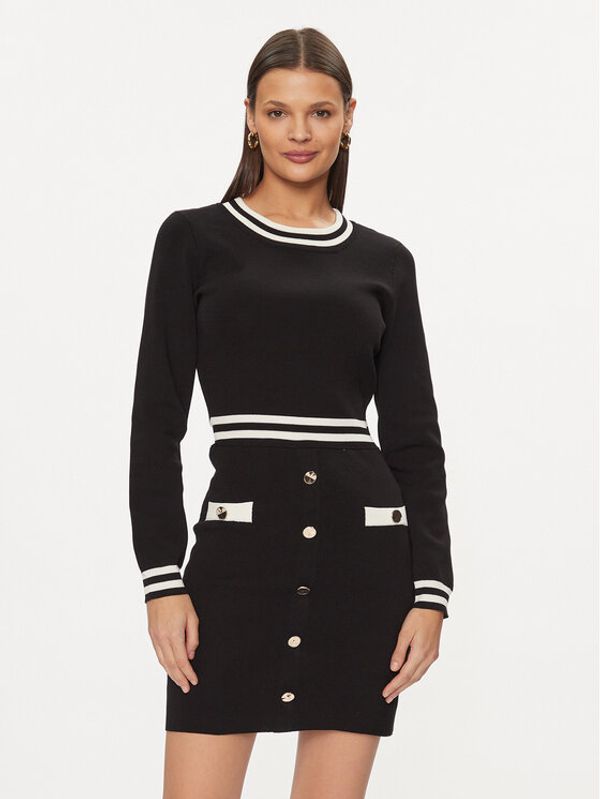 Morgan Morgan Džemper haljina 241-RMVA Crna Regular Fit