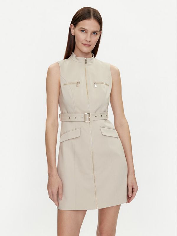 Morgan Morgan Haljina za svaki dan 241-ROMEA Bež Slim Fit