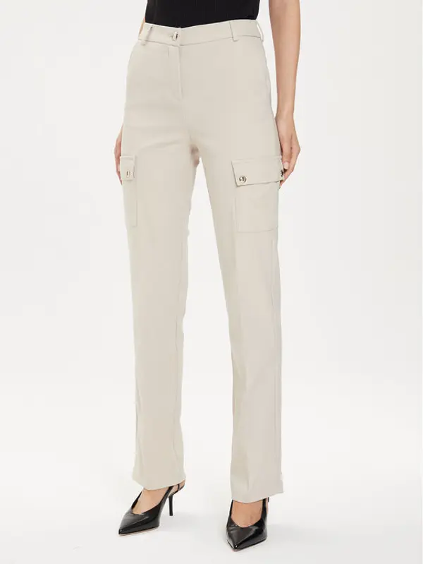 Morgan Morgan Hlače 241-PAZZA.F Bež Slim Fit