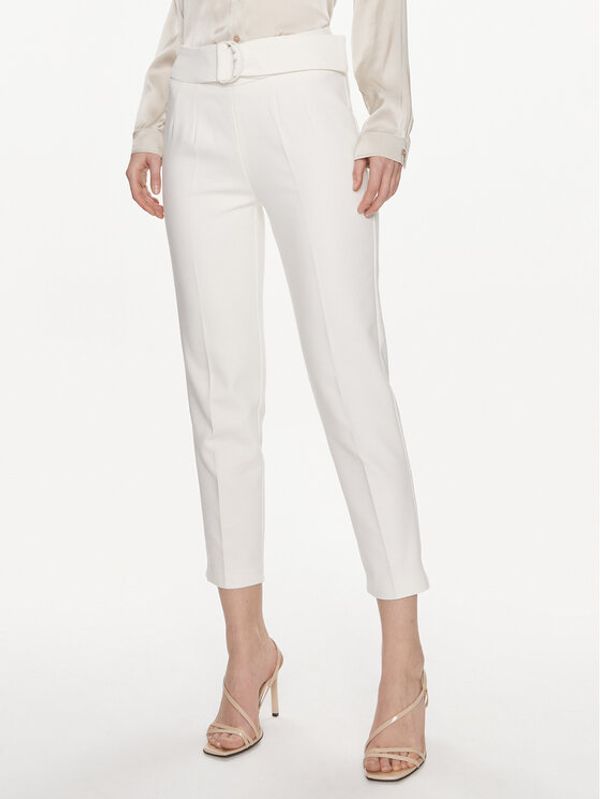 Morgan Morgan Hlače 241-PBACI.F Écru Regular Fit