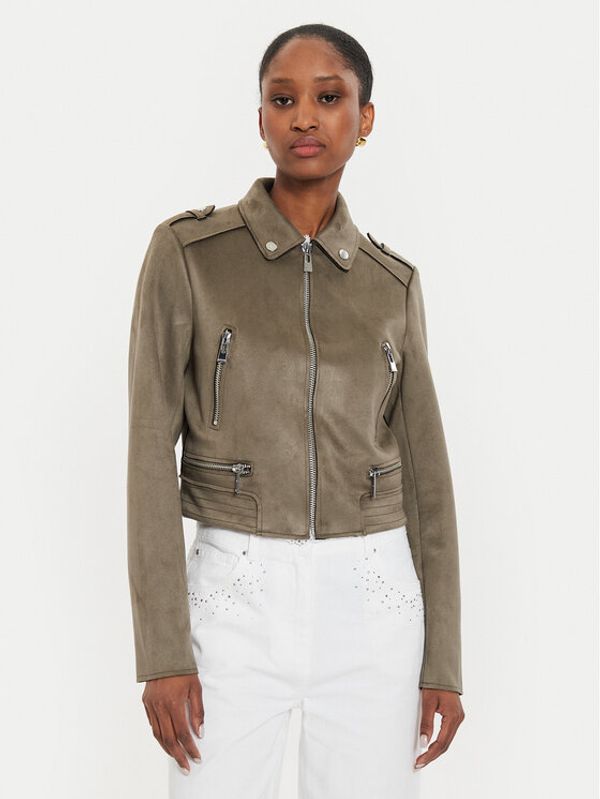 Morgan Morgan Jakna od imitacije kože 222-GSUD Zelena Regular Fit