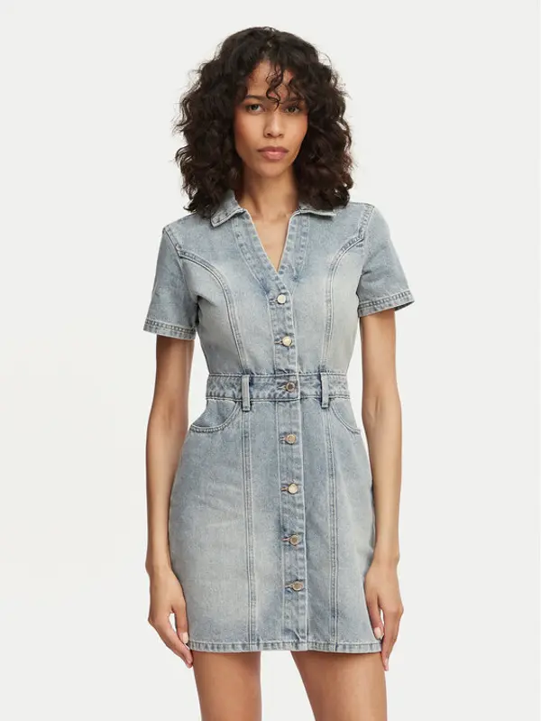 Morgan Morgan Jeans haljina 241-ROGLA Svijetloplava Regular Fit