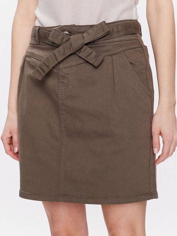 Morgan Morgan Jeans suknja 231-JSTELA Kaki Regular Fit