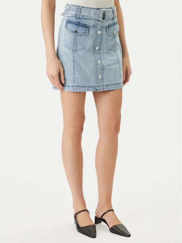 Morgan Morgan Jeans suknja 251-JOLAM Svijetloplava Regular Fit