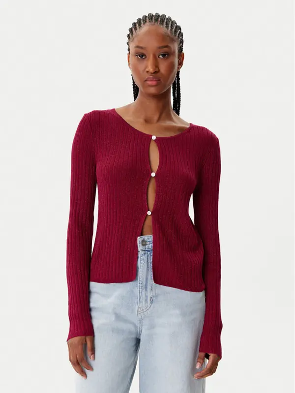 Morgan Morgan Kardigan 252-MIZOR Crvena Slim Fit