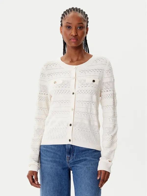 Morgan Morgan Kardigan 252-MNAHIA Bež Slim Fit