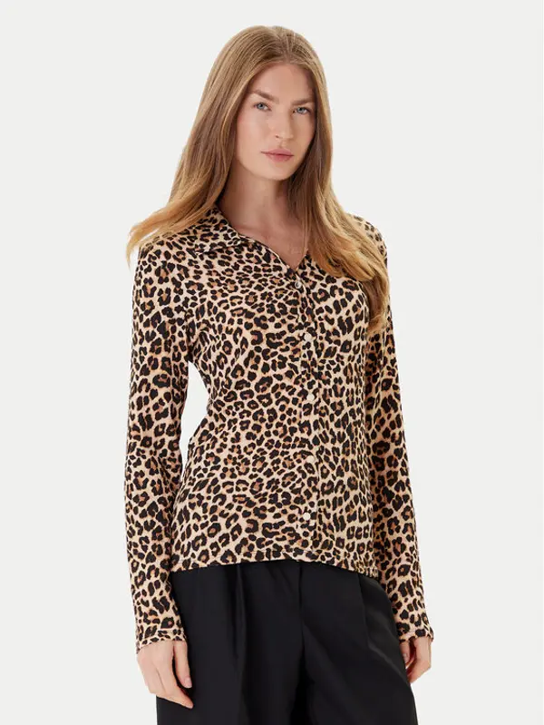Morgan Morgan Košulja 252-TJOSY Smeđa Slim Fit