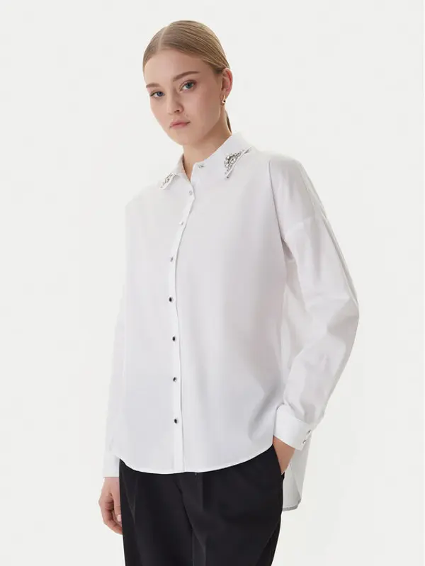 Morgan Morgan Košulja 261-CGRAM Bijela Oversize