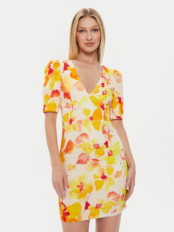 Morgan Morgan Ljetna haljina 241-RAMIN.F Žuta Slim Fit