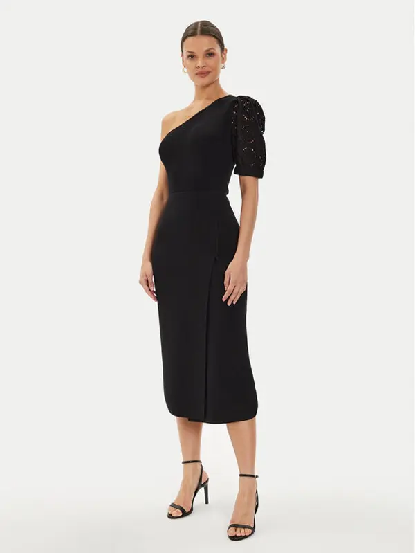 Morgan Morgan Ljetna haljina 241-RMABELA Crna Slim Fit