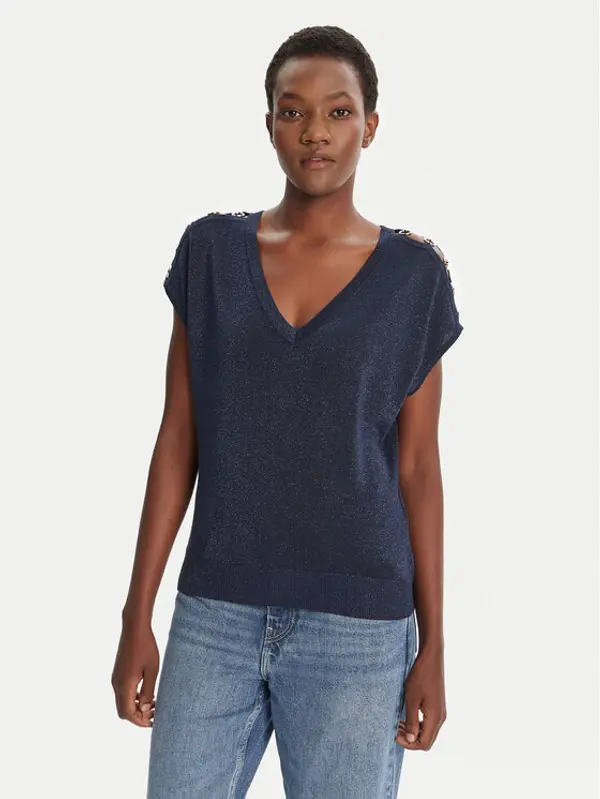 Morgan Morgan Majica 242-MRING Tamnoplava Relaxed Fit