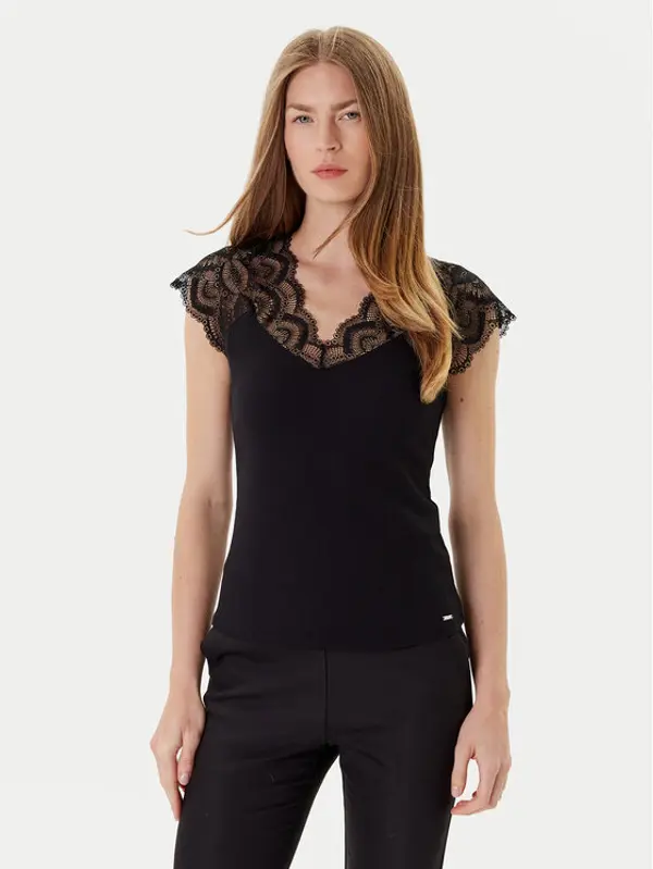 Morgan Morgan Majica 251-DELI Crna Slim Fit