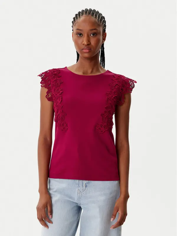 Morgan Morgan Majica 252-DFLOWER Crvena Regular Fit
