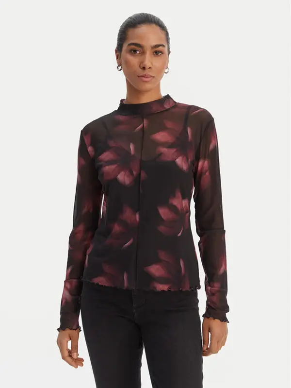 Morgan Morgan Majica 261-TALEXI Crna Slim Fit