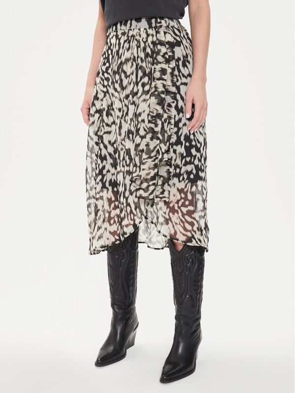 Morgan Morgan Midi suknja 241-JAILY.F Bež Regular Fit