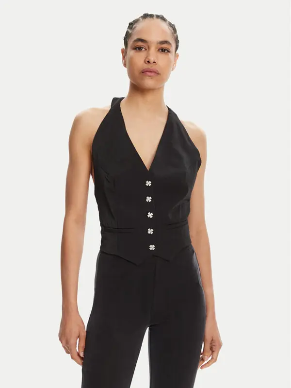 Morgan Morgan Prsluk 251-CTEO.F Crna Slim Fit