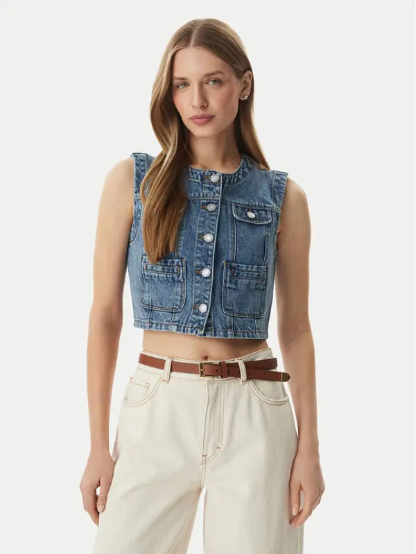 Morgan Morgan Prsluk 261-VCHARMY Plava Regular Fit