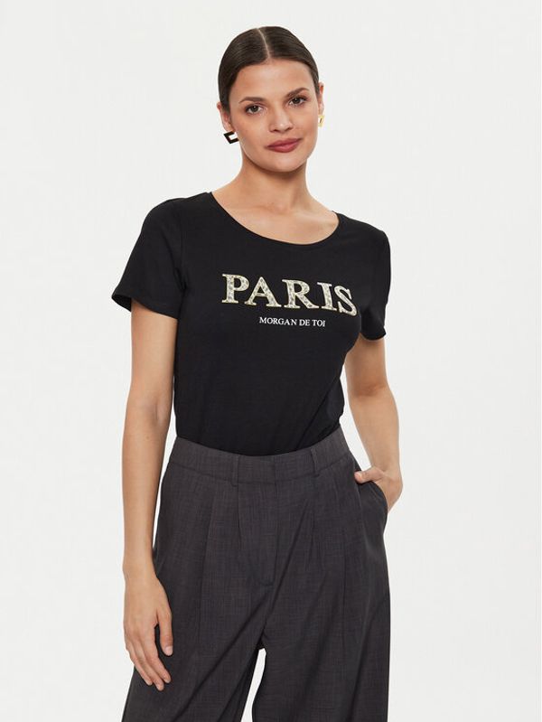 Morgan Morgan T-shirt 241-DALILA Crna Regular Fit