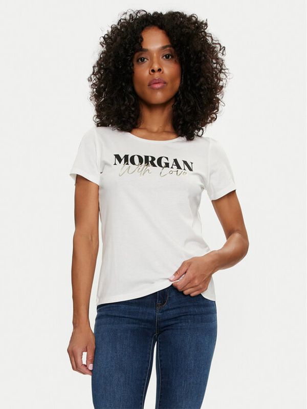 Morgan Morgan T-shirt 241-DUNE Bijela Regular Fit