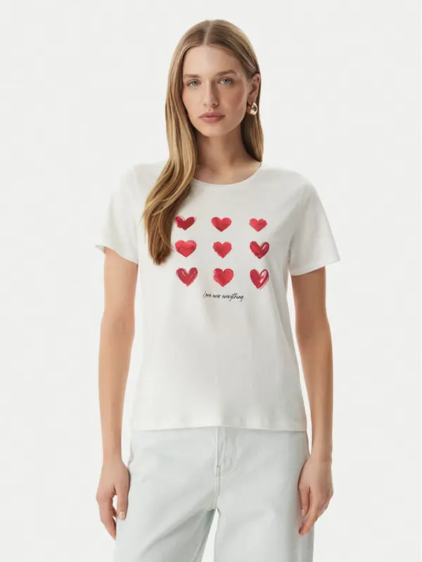 Morgan Morgan T-shirt 261-DONA Bijela Regular Fit