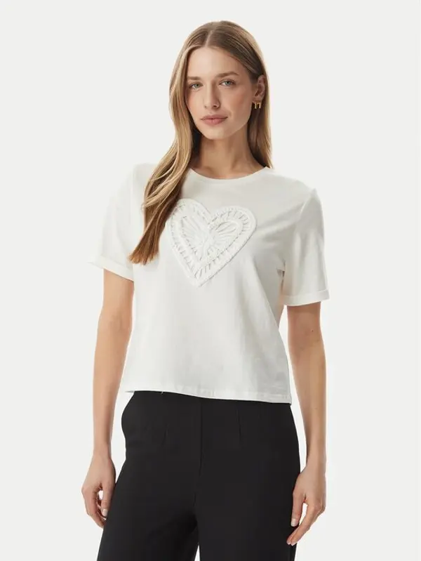 Morgan Morgan T-shirt 261-DUROUJ Bijela Regular Fit