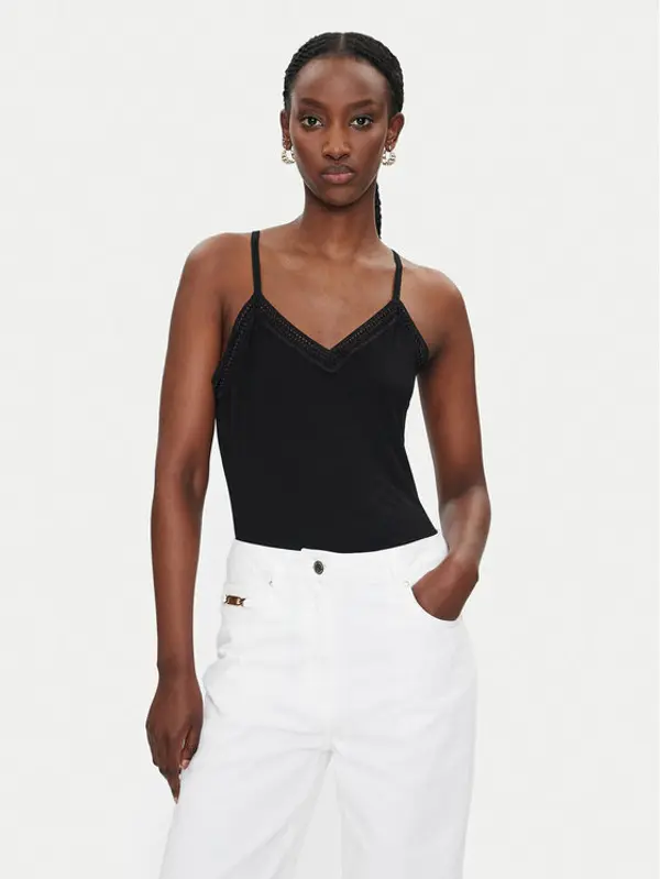 Morgan Morgan Top 192-BARBA.N Crna Slim Fit