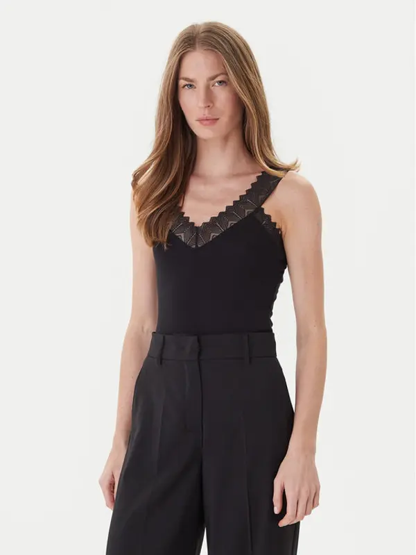 Morgan Morgan Top 242-DNAE Crna Slim Fit