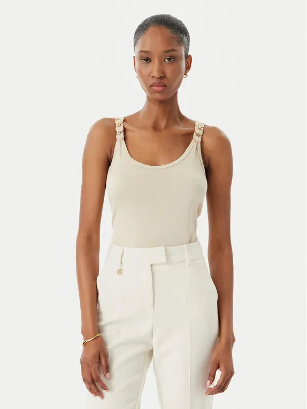 Morgan Morgan Top 251-DIDOA Bež Slim Fit