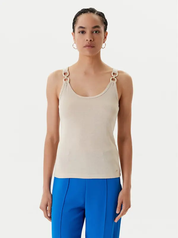 Morgan Morgan Top 251-DIDONI Bež Slim Fit