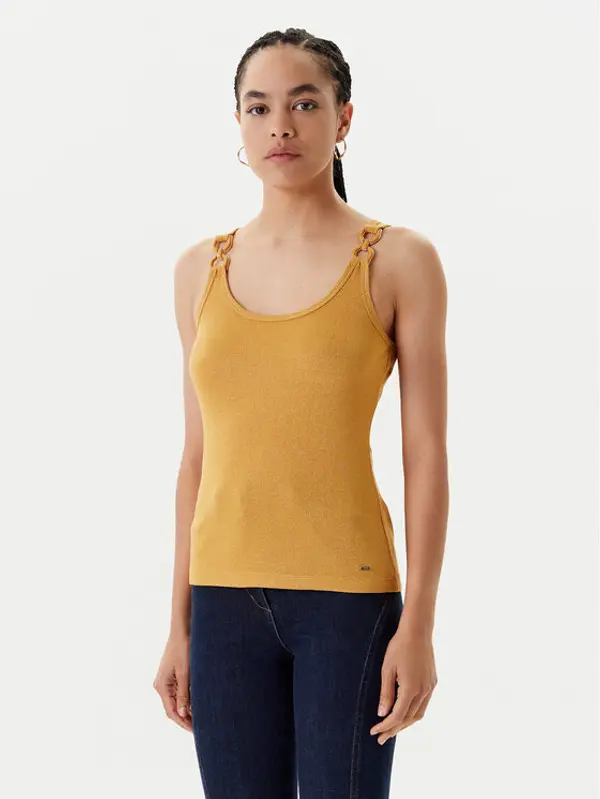 Morgan Morgan Top 251-DIDONI Žuta Slim Fit