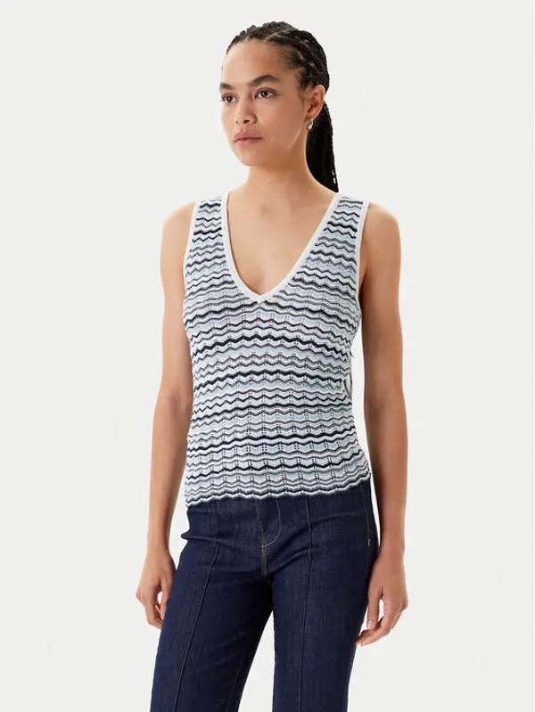 Morgan Morgan Top 251-MINKO Plava Regular Fit