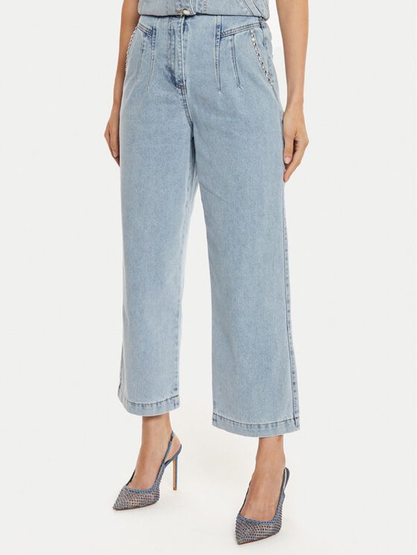 Morgan Morgan Traperice 242-PAQUA Plava Wide Leg