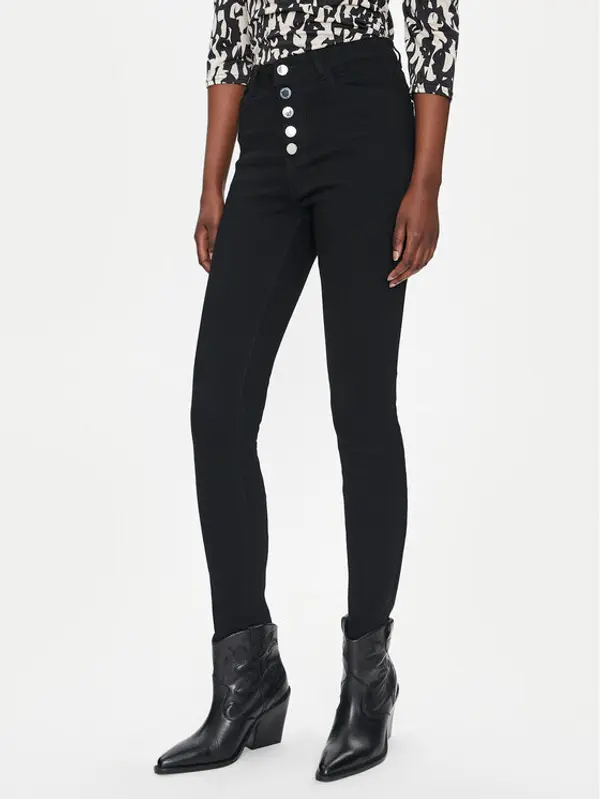 Morgan Morgan Traperice 242-PBLACK1 Crna Slim Fit