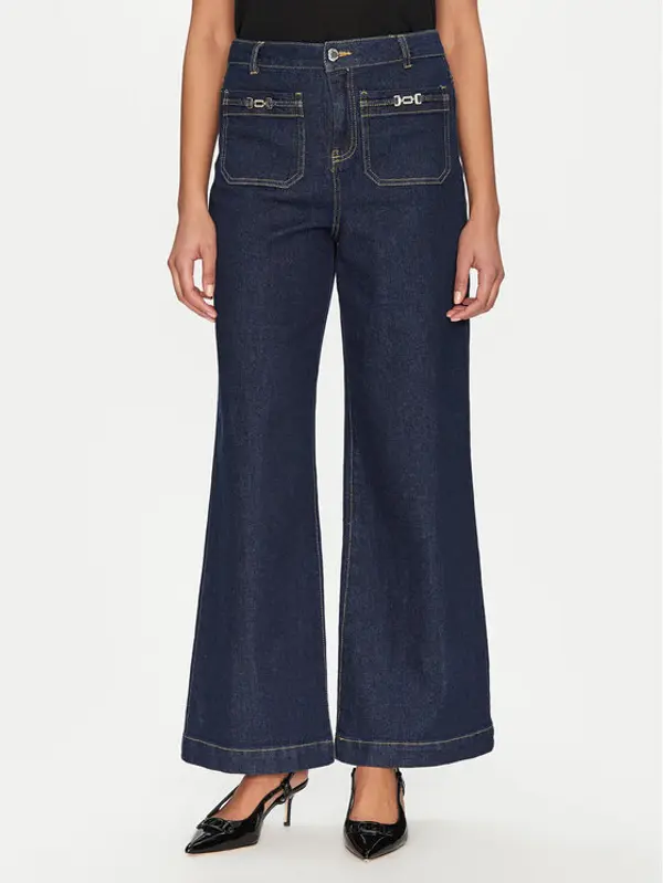 Morgan Morgan Traperice 251-PSOFT Tamnoplava Wide Leg