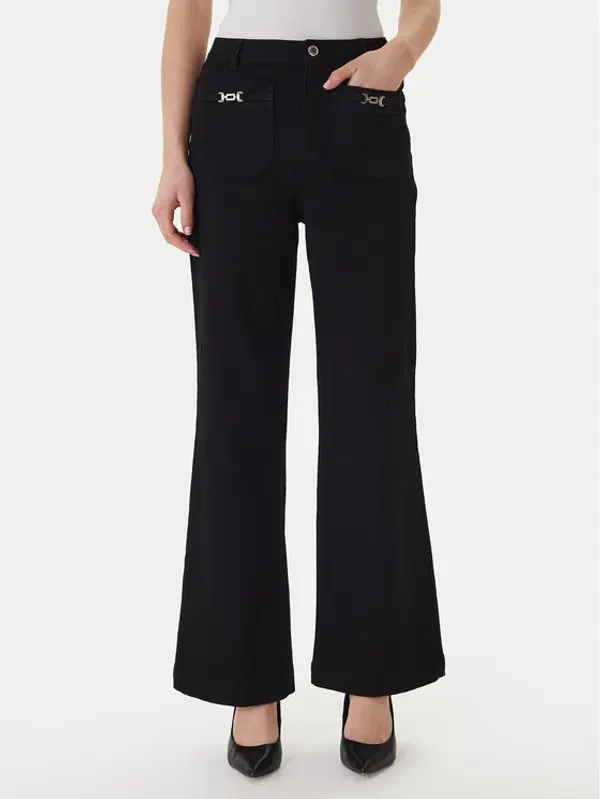Morgan Morgan Traperice 261-PSOFT1 Crna Wide Leg