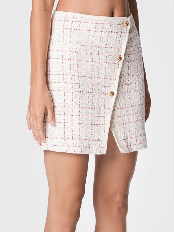 Morgan Morgan Trapez suknja 222-JPYLA.F Bijela Regular Fit